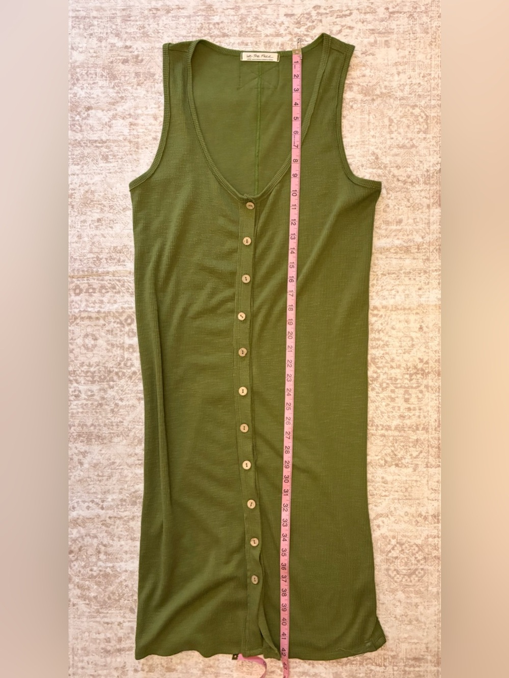 Free People We The Free Gia Button Up Midi Dress - Picture 3 of 7